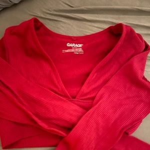 Garage Stella Long Sleeve Seamless Plunge